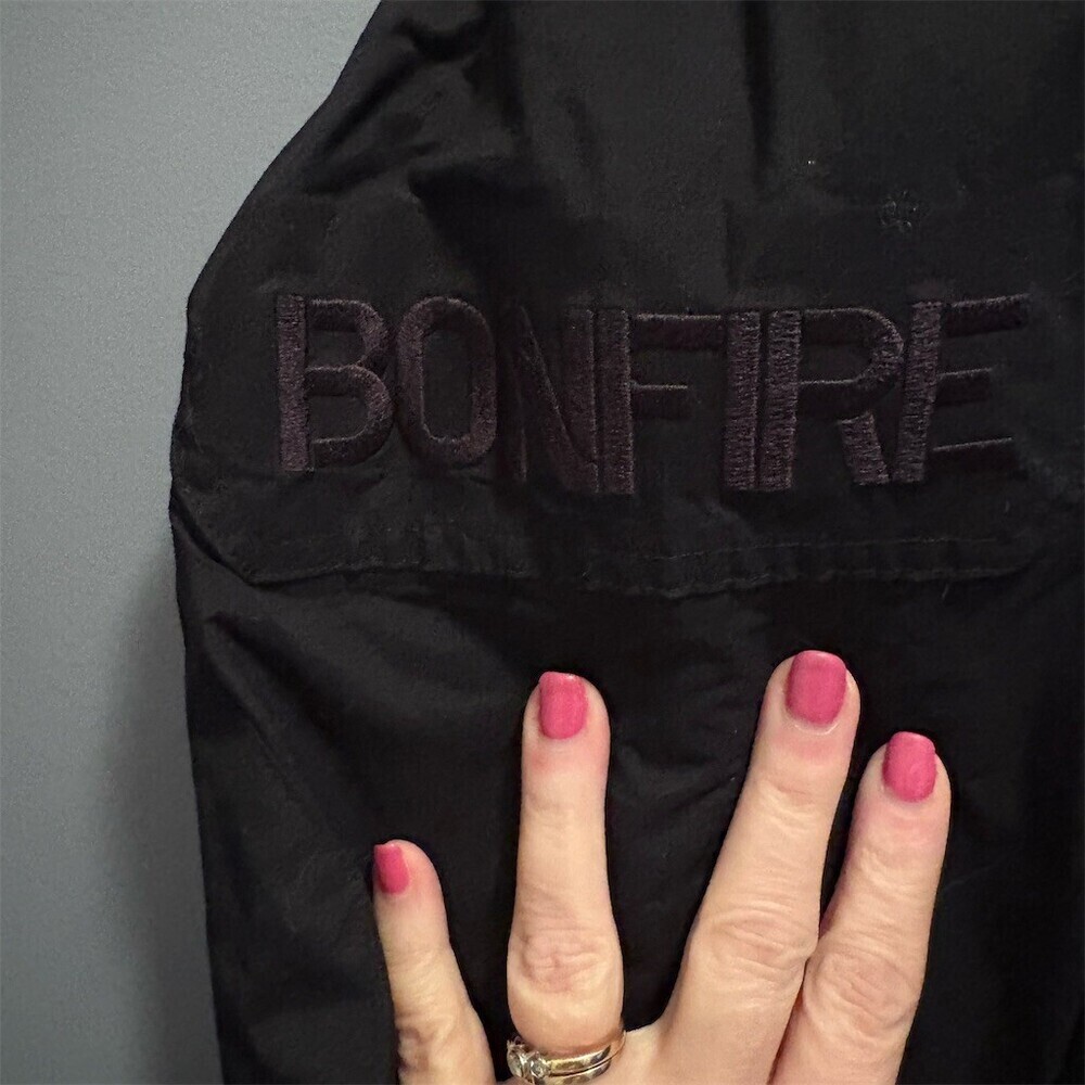 Bonfire Men's Ski Snowboard Jacket Size M Black Hooded Insulated Multi - Picture 5 of 12